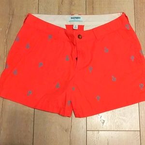 Old Navy Salmon Color, Print Shorts - Size 10